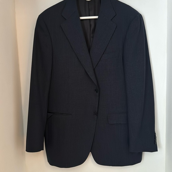 Canali 100% wool navy blue sports jacket 40R beautiful condition - Picture 1 of 3
